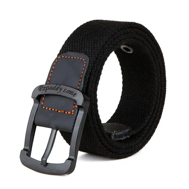 3.5cm/1.4" Woven Canvas Alloy Belt