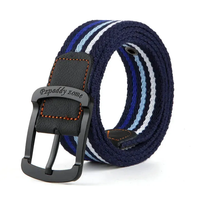 3.5cm/1.4" Woven Canvas Alloy Belt