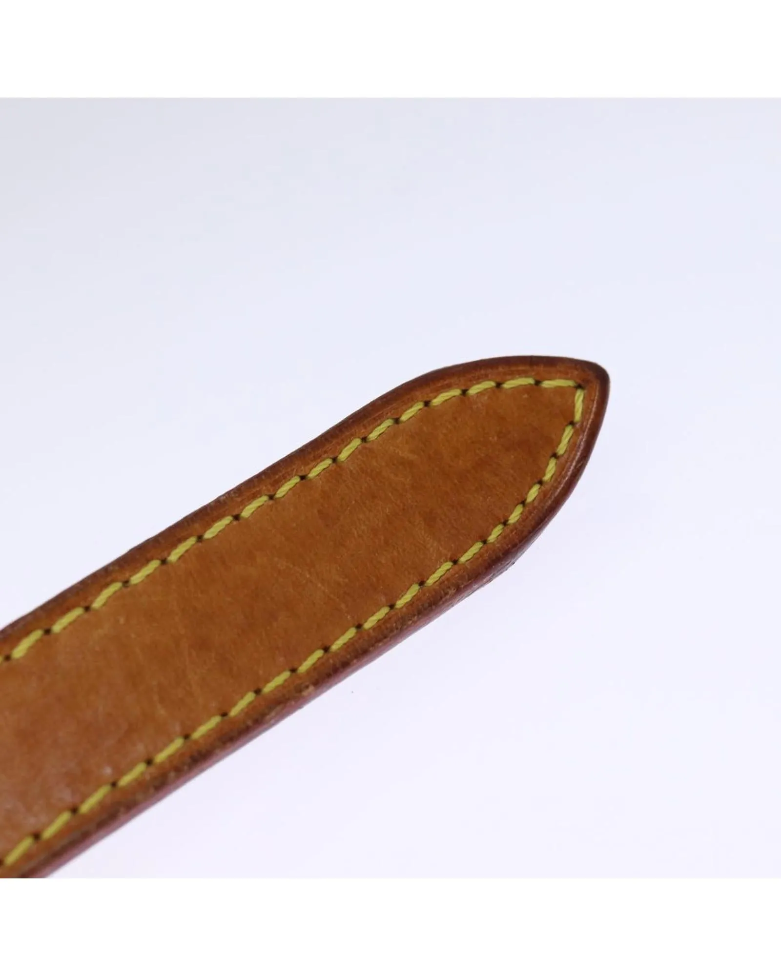 Authentic Damier Azur Canvas Belt with LV Logo Buckle