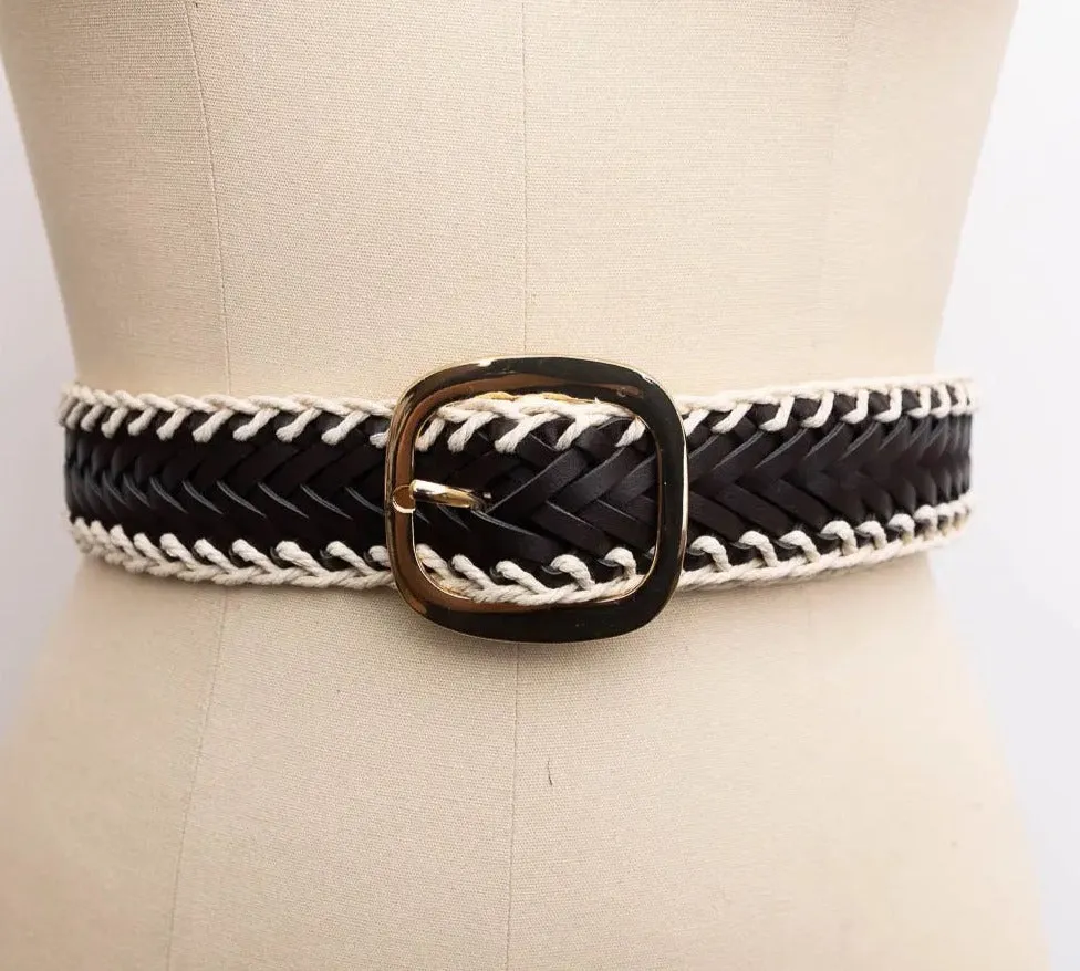 Boho Crochet Woven Belt