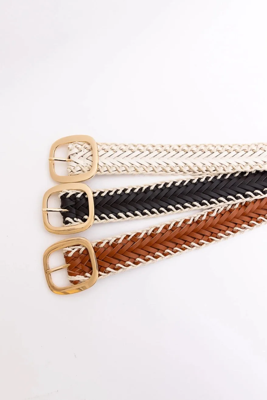 Boho Crochet Woven Belt