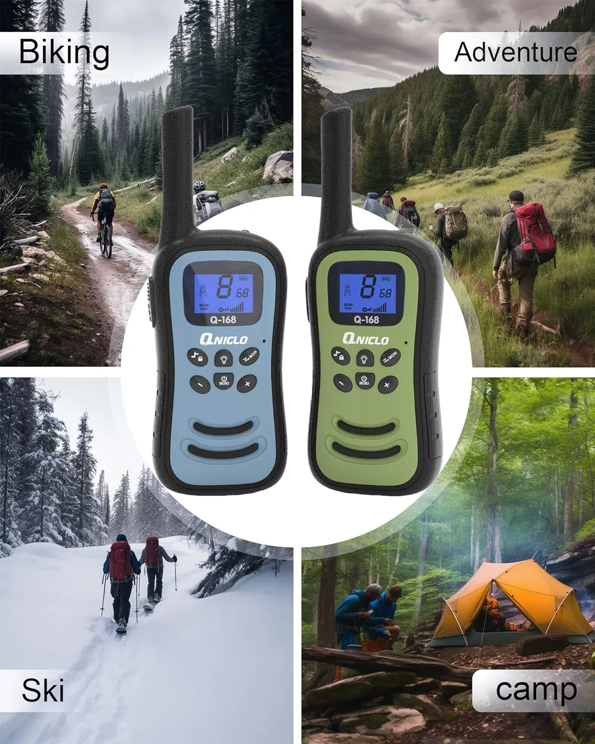 Enhance Outdoor Adventures with Qniglo Long Range Walkie Talkies