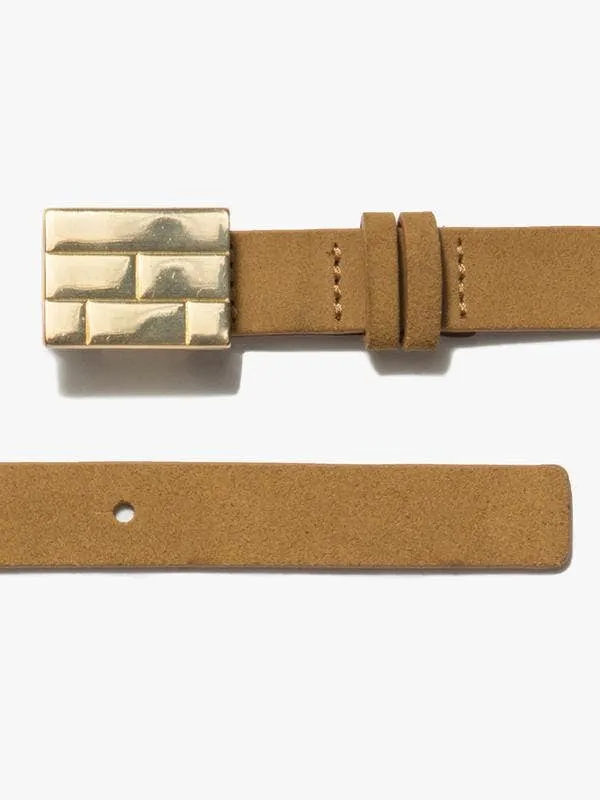 Frame Le F Plaque Belt - Caramel