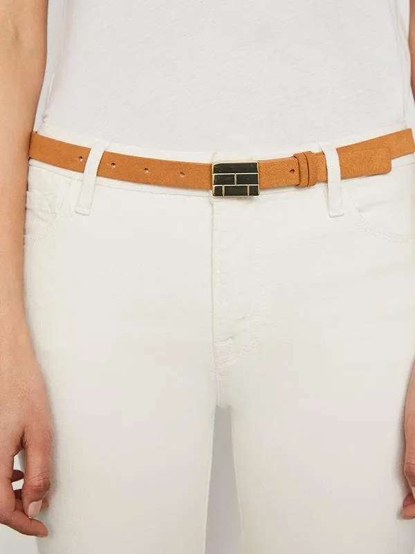 Frame Le F Plaque Belt - Caramel
