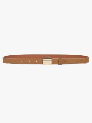 Frame Le F Plaque Belt - Caramel