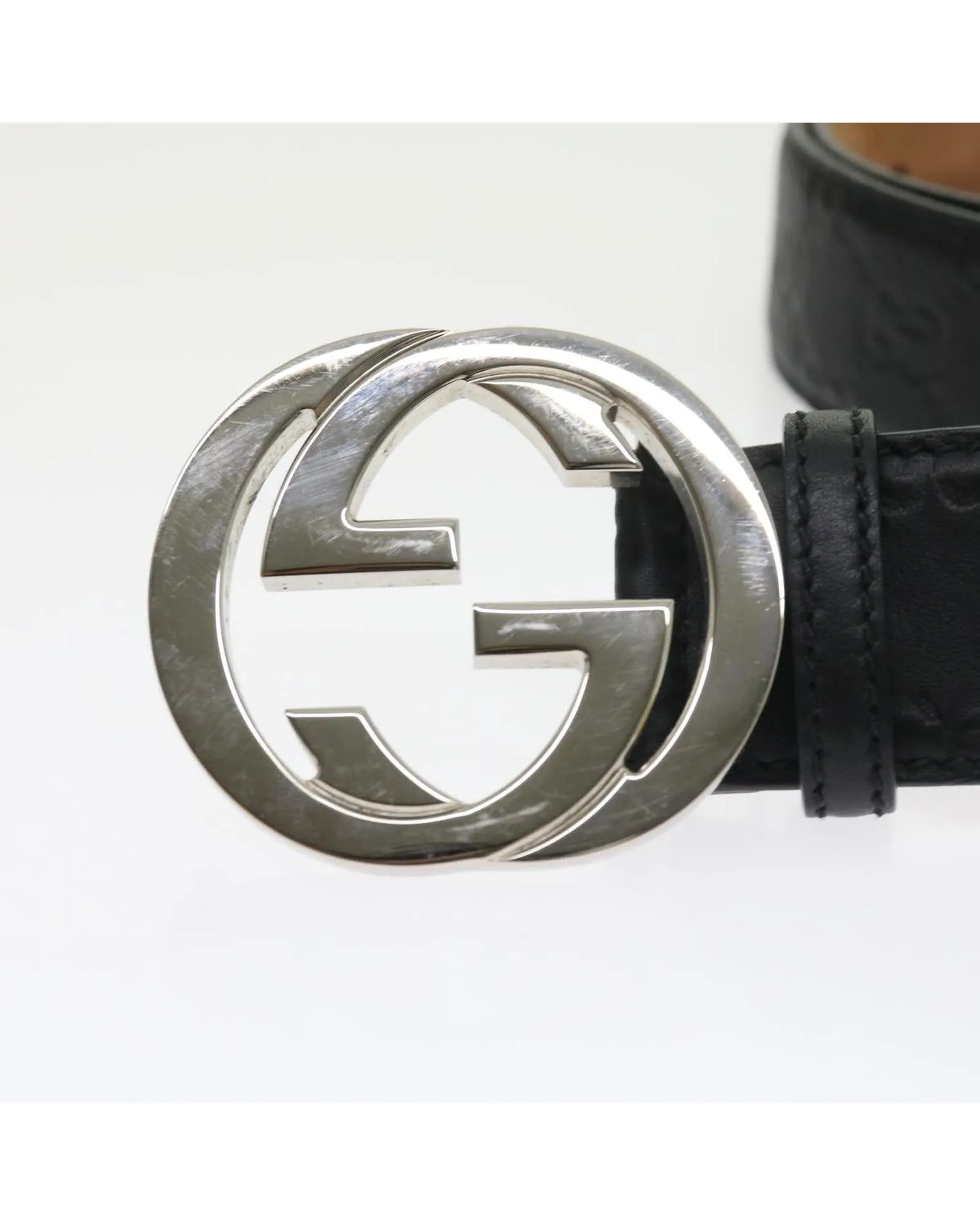 GG Canvas Interlocking Belt