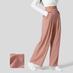 INS popular popular New women's clothing  comfortable casual hip covering and thin loose suit casual knitted trousers