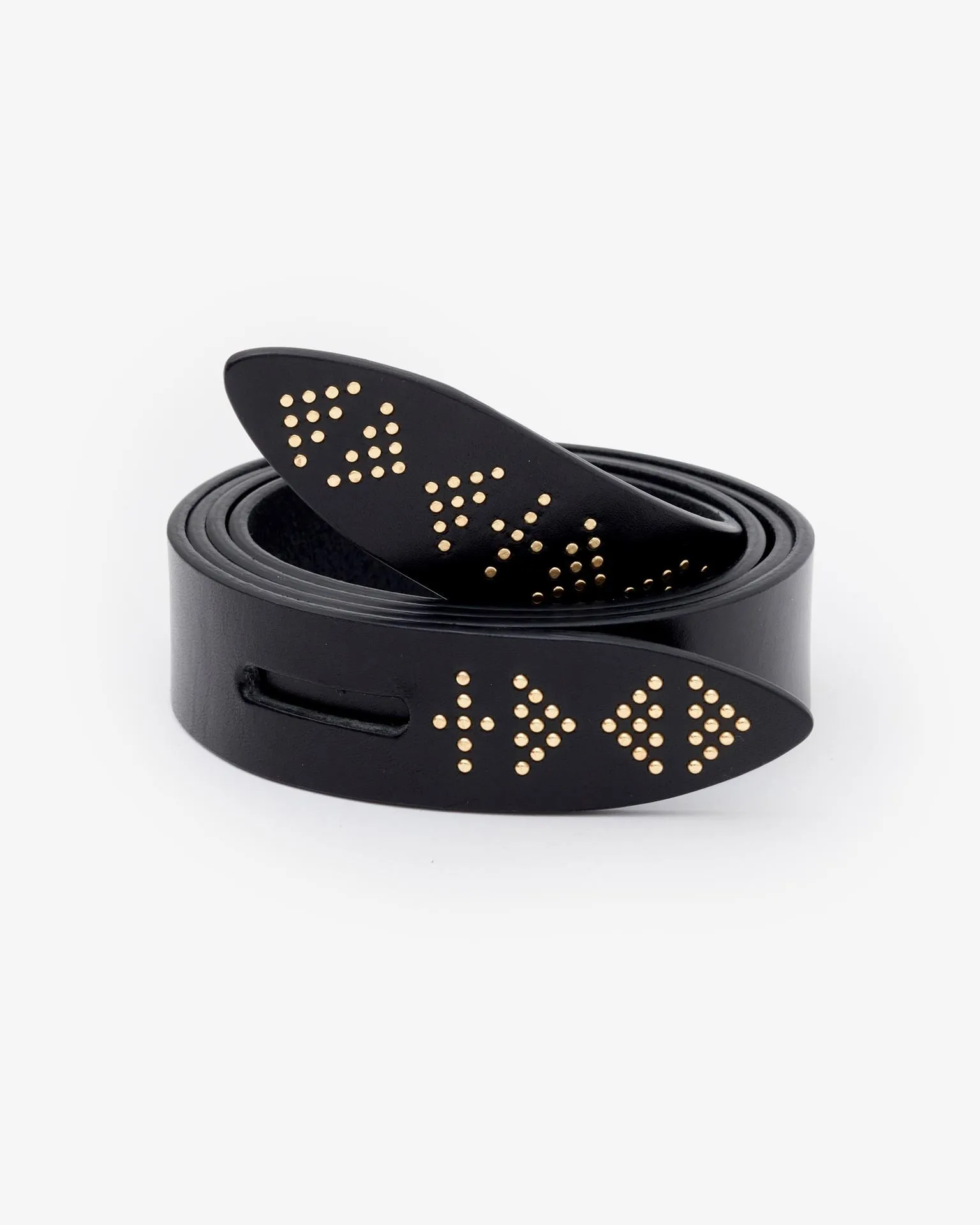 Isabel Marant Lecce Belt - Black/Gold