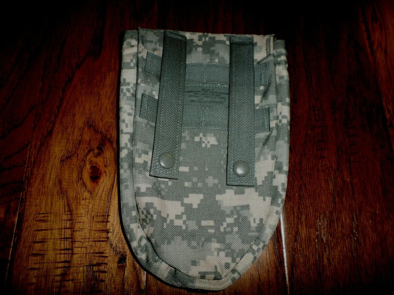 MILITARY CAMOUFLAGE MOLLE II  SHOVEL CASE POUCH ENTRENCHING TOOL CARRIER