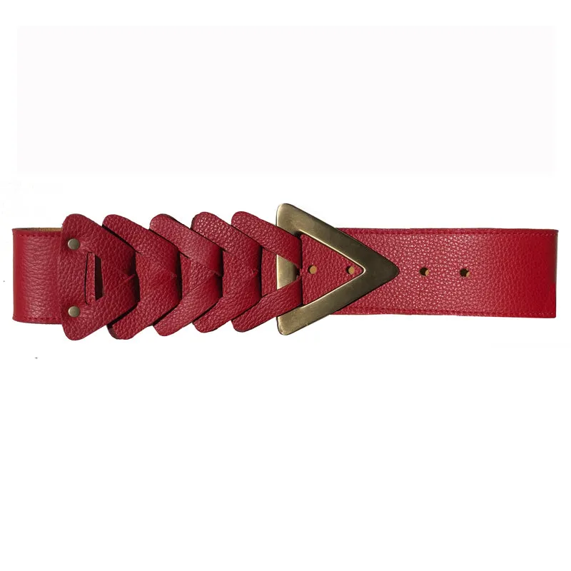 Triangle Waist Belt - Red