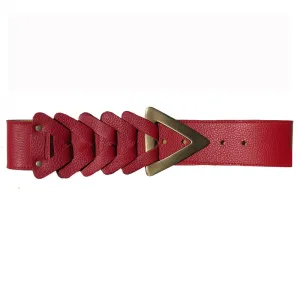 Triangle Waist Belt - Red